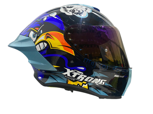 Casco Integral Xtrong Xtr-820 Ave - Azul Brillante